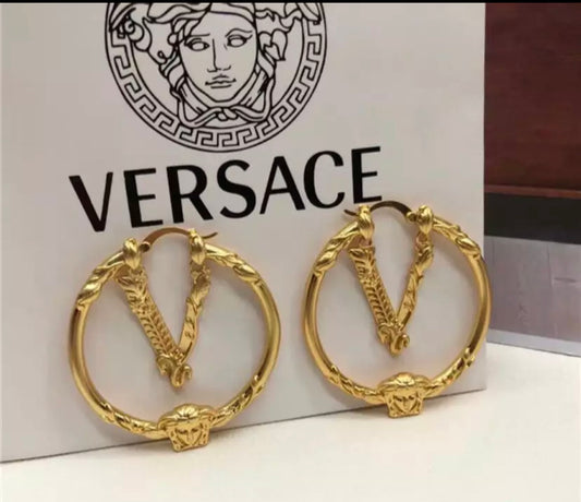 Inspired Versace Large Earrings