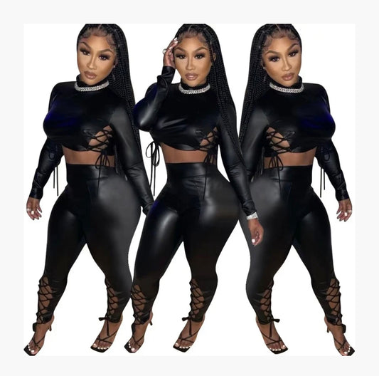 Blackout Fly Girl Set