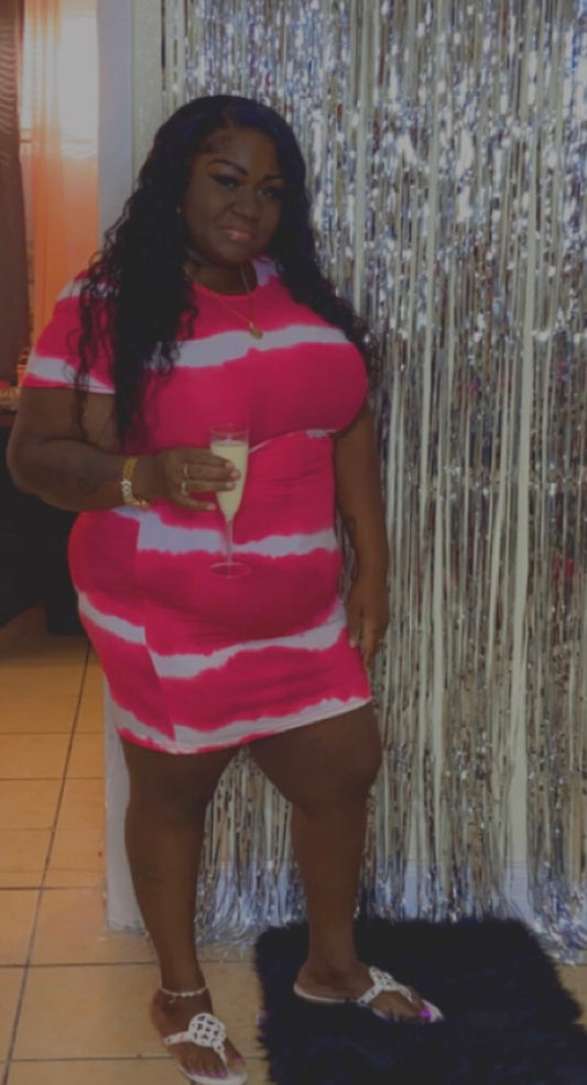 Pink and White Mini