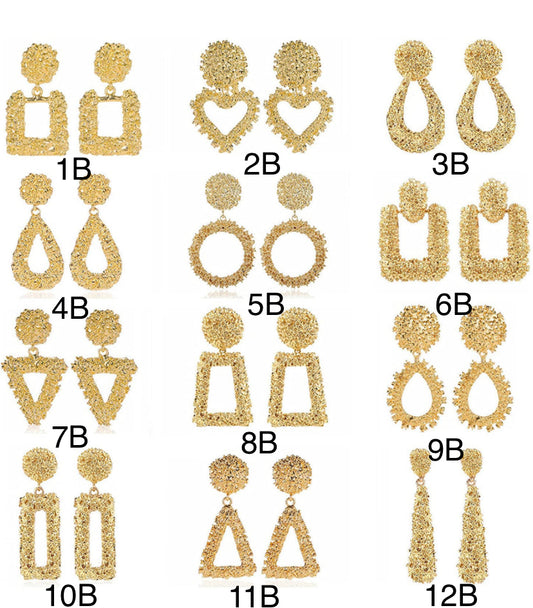 Dangling Gold Earrings